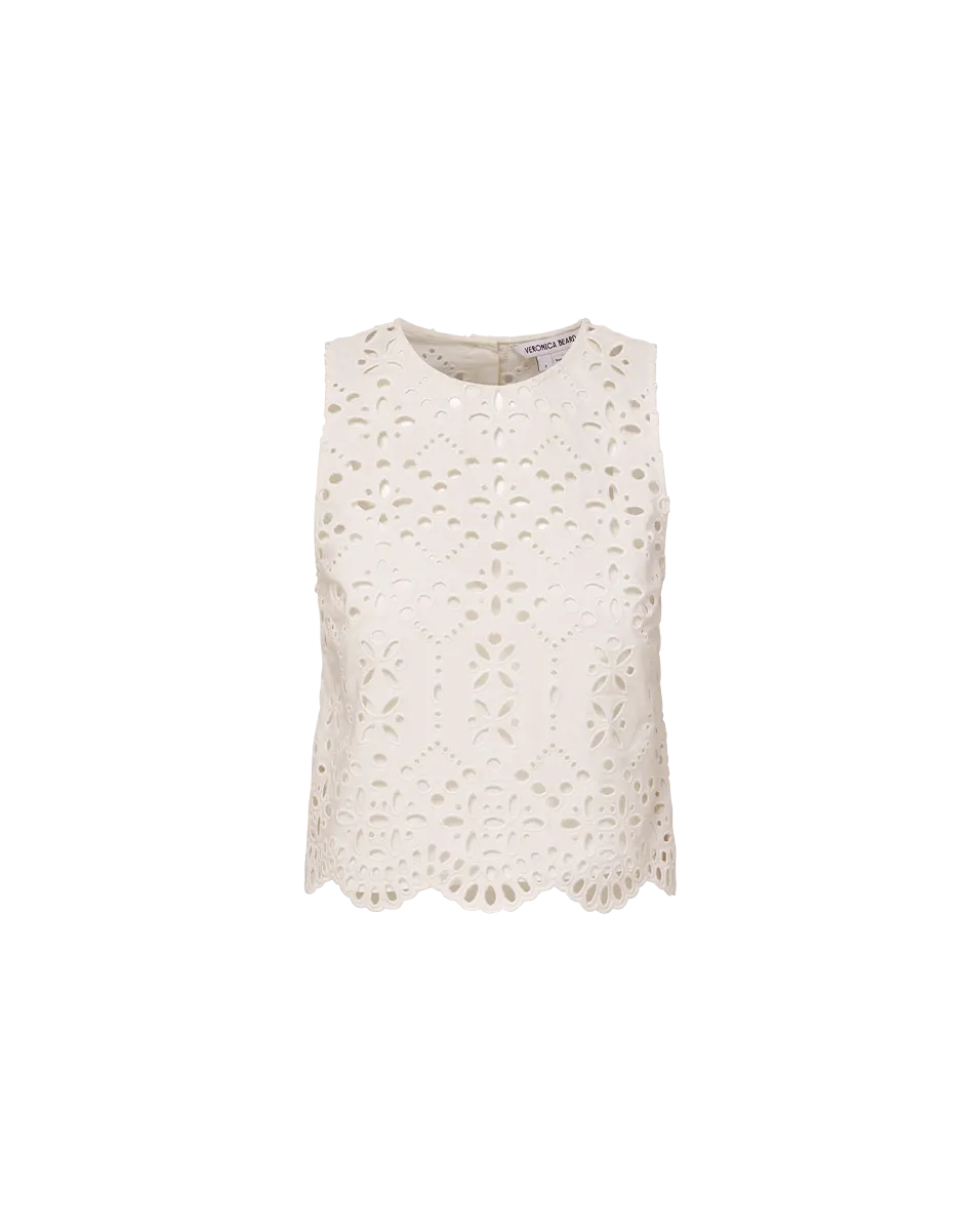 Adelyn Cotton Eyelet Tank