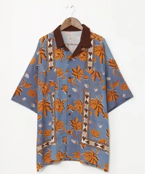 African Inspired Men's Open Collar Shirt