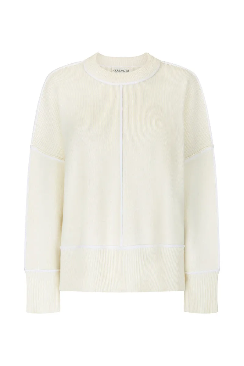 AFTER HOURS KNIT TOP - NATURAL
