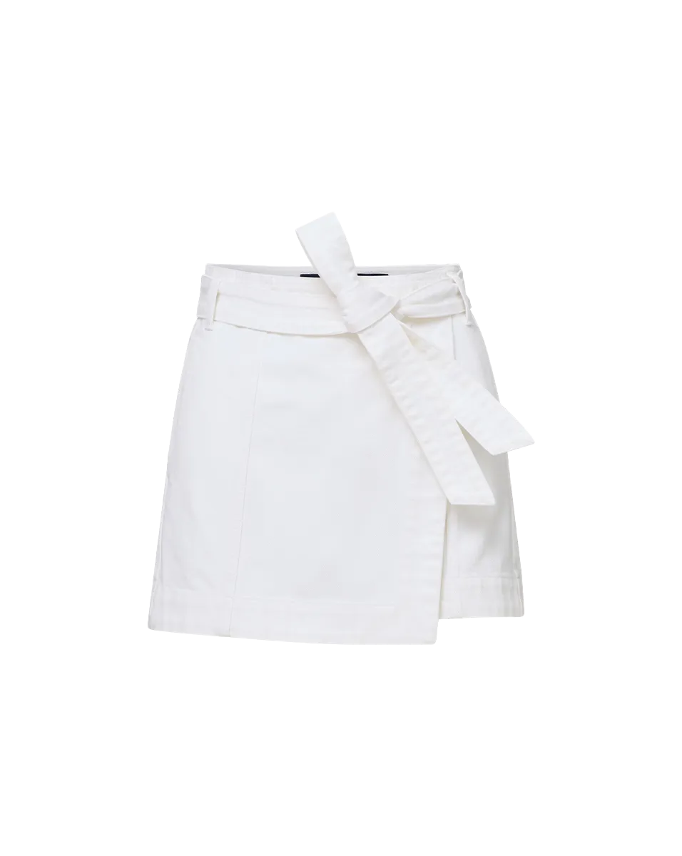 Agee Belted Wrap Skort