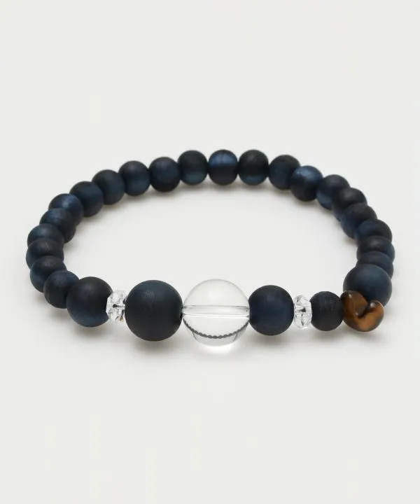 AIZOME Cypress x MAGATAMA Tiger Eye Bracelet