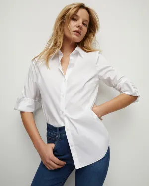 Amelia Cotton Button-Down Shirt