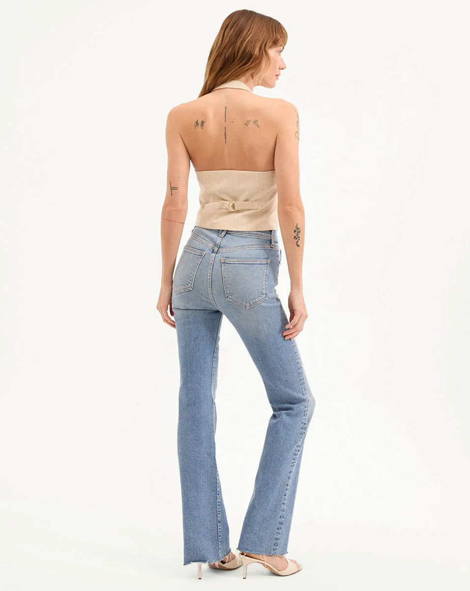 Arabella Metallic Pinstripe Vest