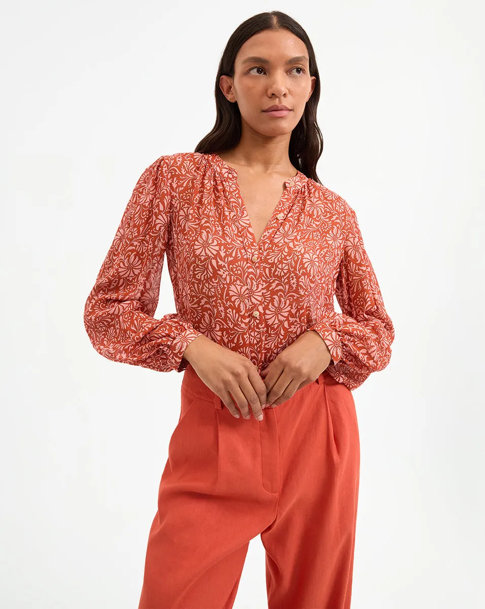 Ashlynn Silk Blouse