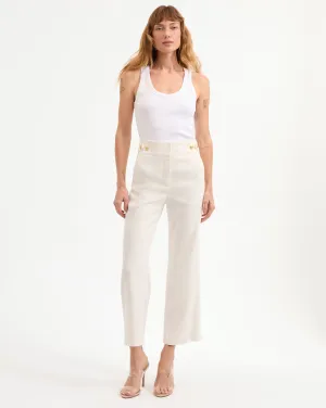 Aubrie Cropped Wide-Leg Pant