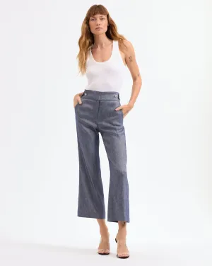 Aubrie Cropped Wide-Leg Pant