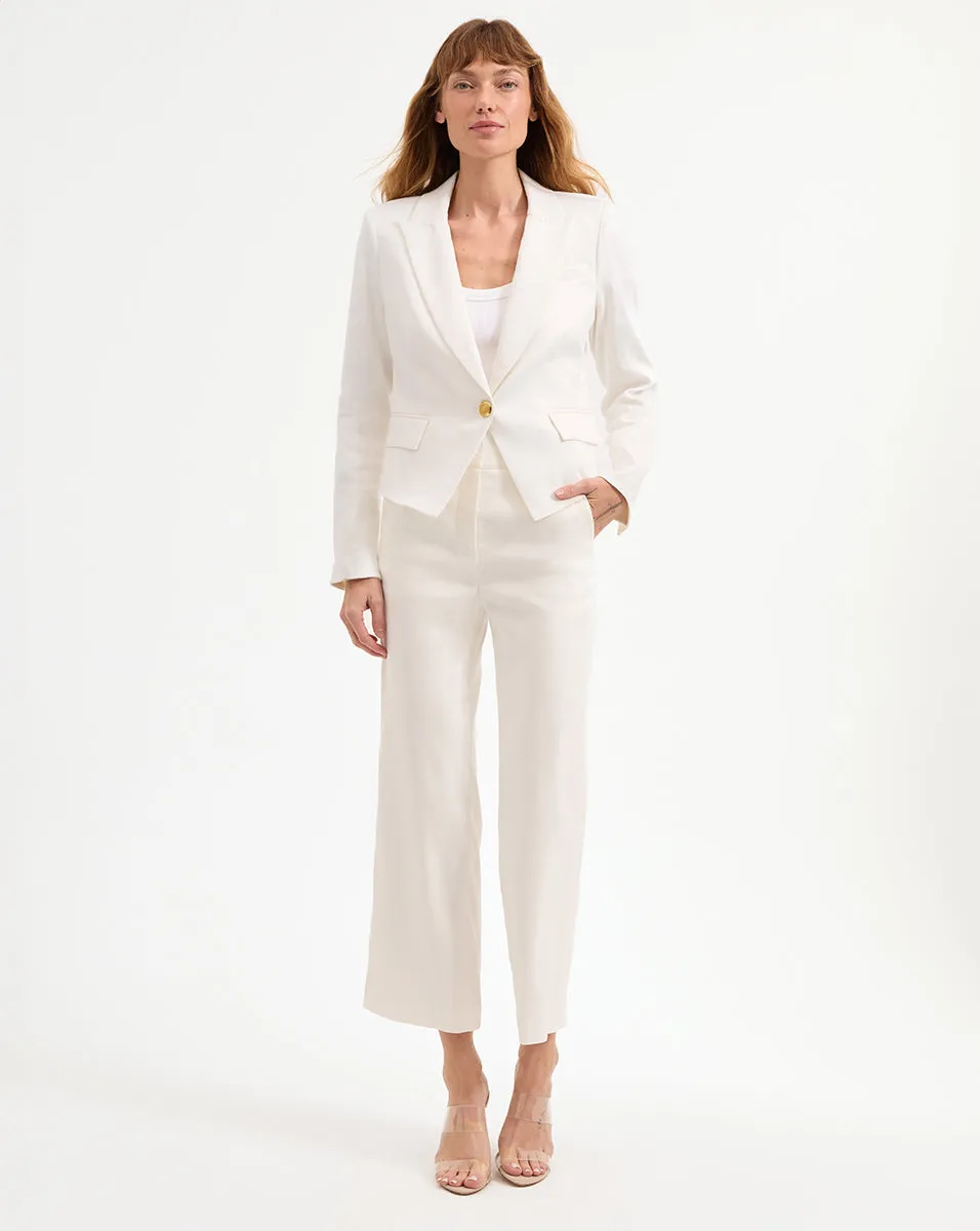 Aubrie Cropped Wide-Leg Pant