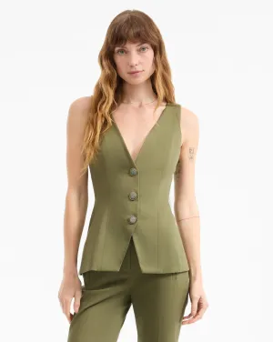 Avalina Button-Up Vest