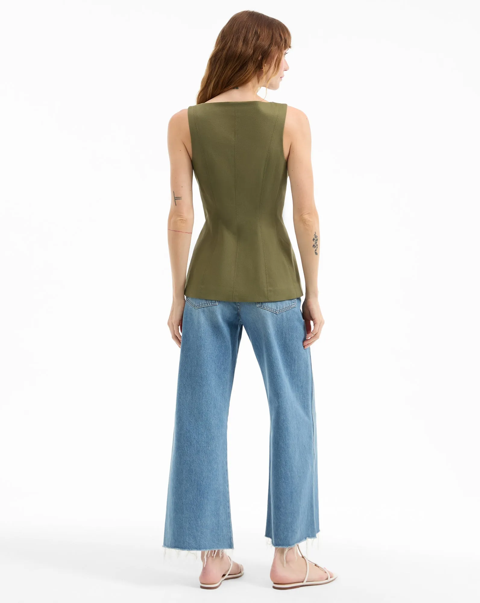Avalina Button-Up Vest