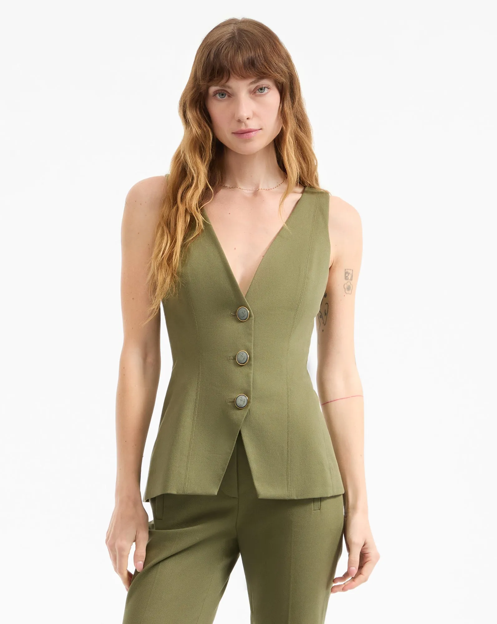 Avalina Button-Up Vest