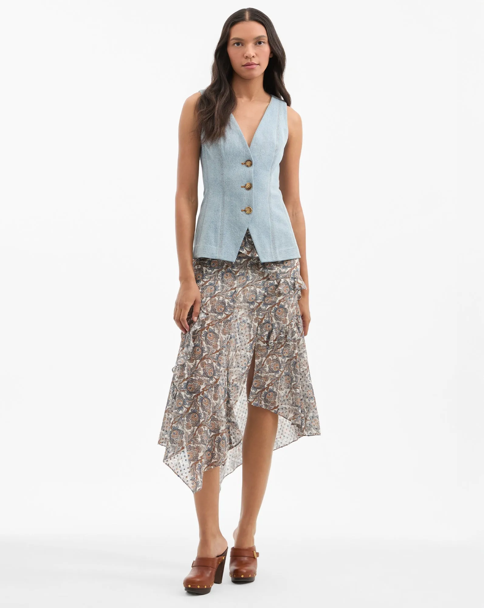 Avalina Denim Vest
