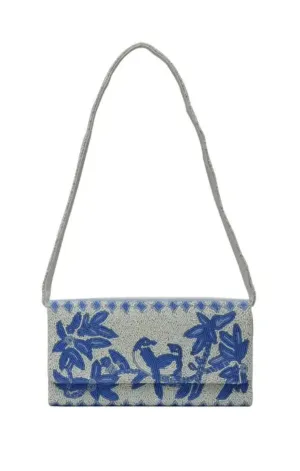 Beaded Strap Shoulder Bag