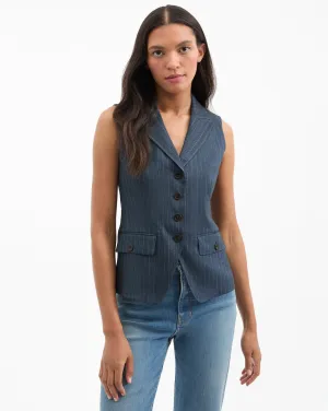 Benny Pinstripe Vest