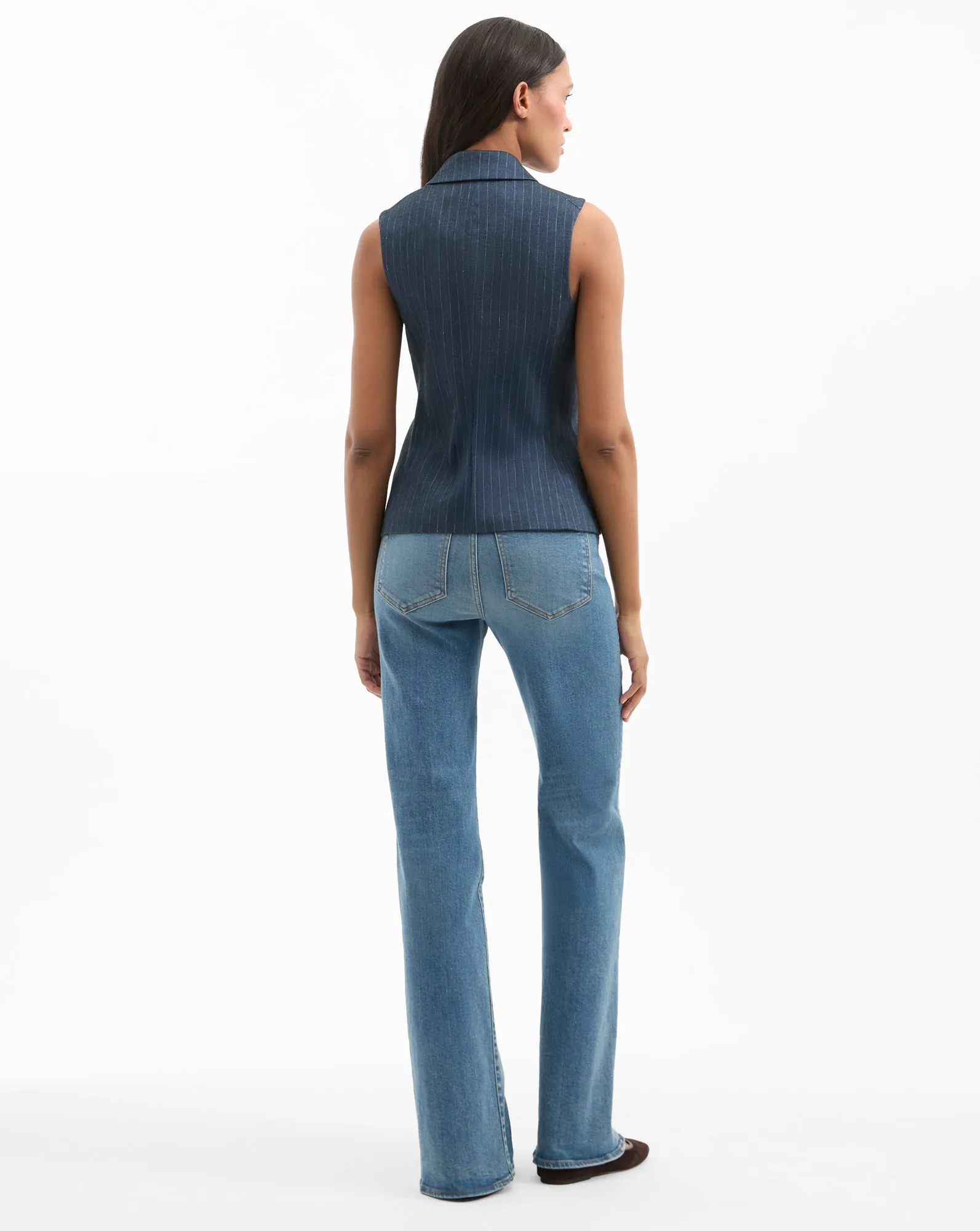 Benny Pinstripe Vest
