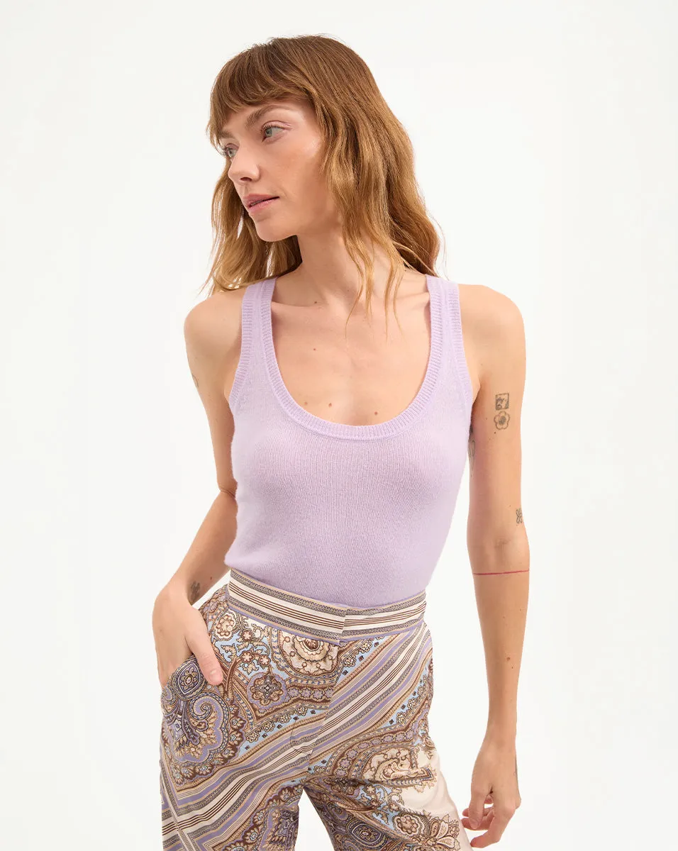 Birke Cashmere Scoopneck Tank Top