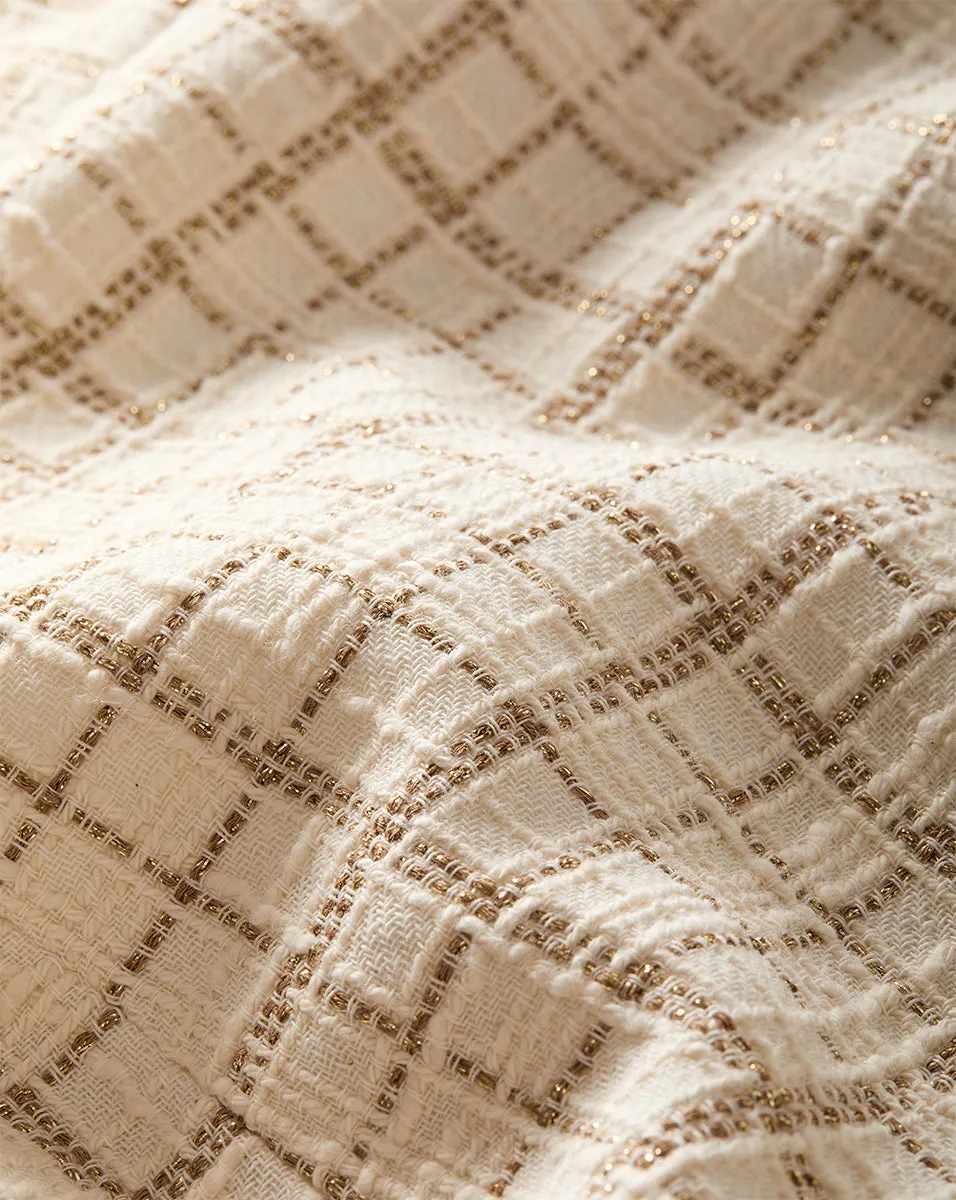 Bridgitte Metallic Tweed Dress