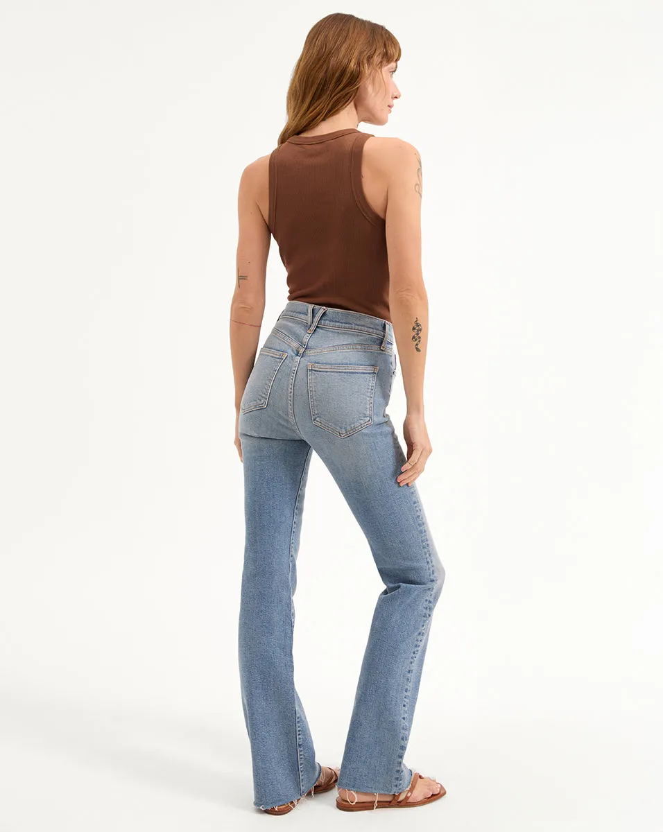 Cameron Raw Hem Bootcut Jean