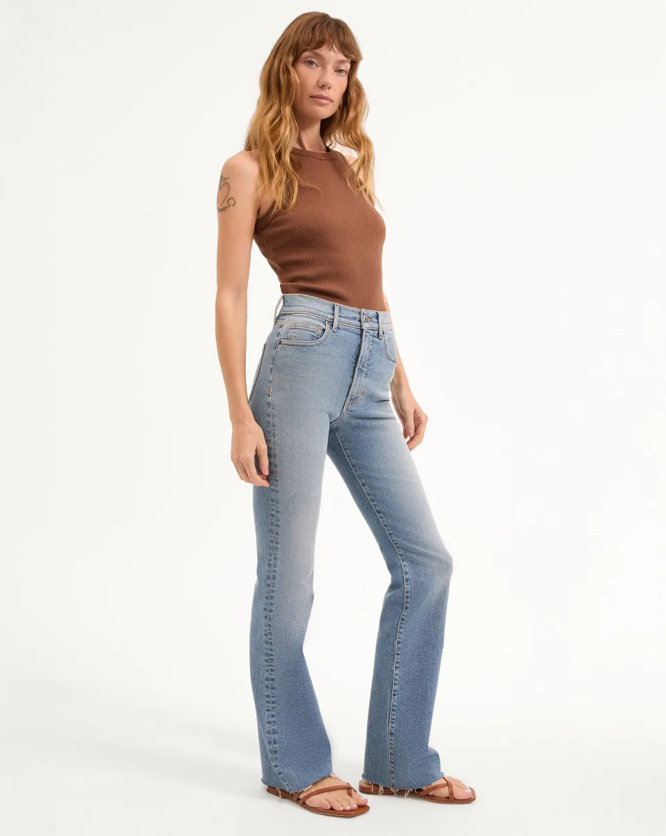 Cameron Raw Hem Bootcut Jean