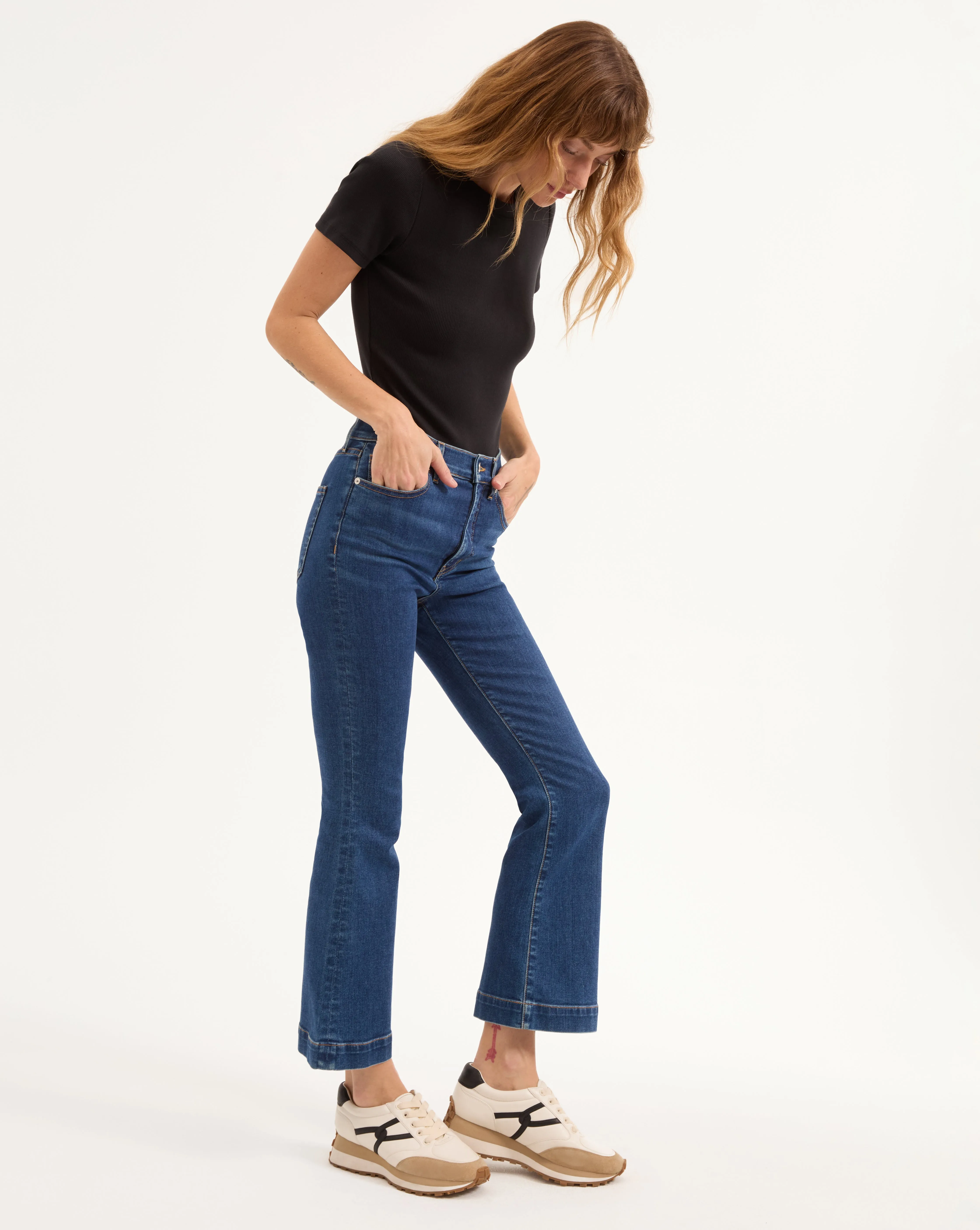 Carson Kick-Flare Jean