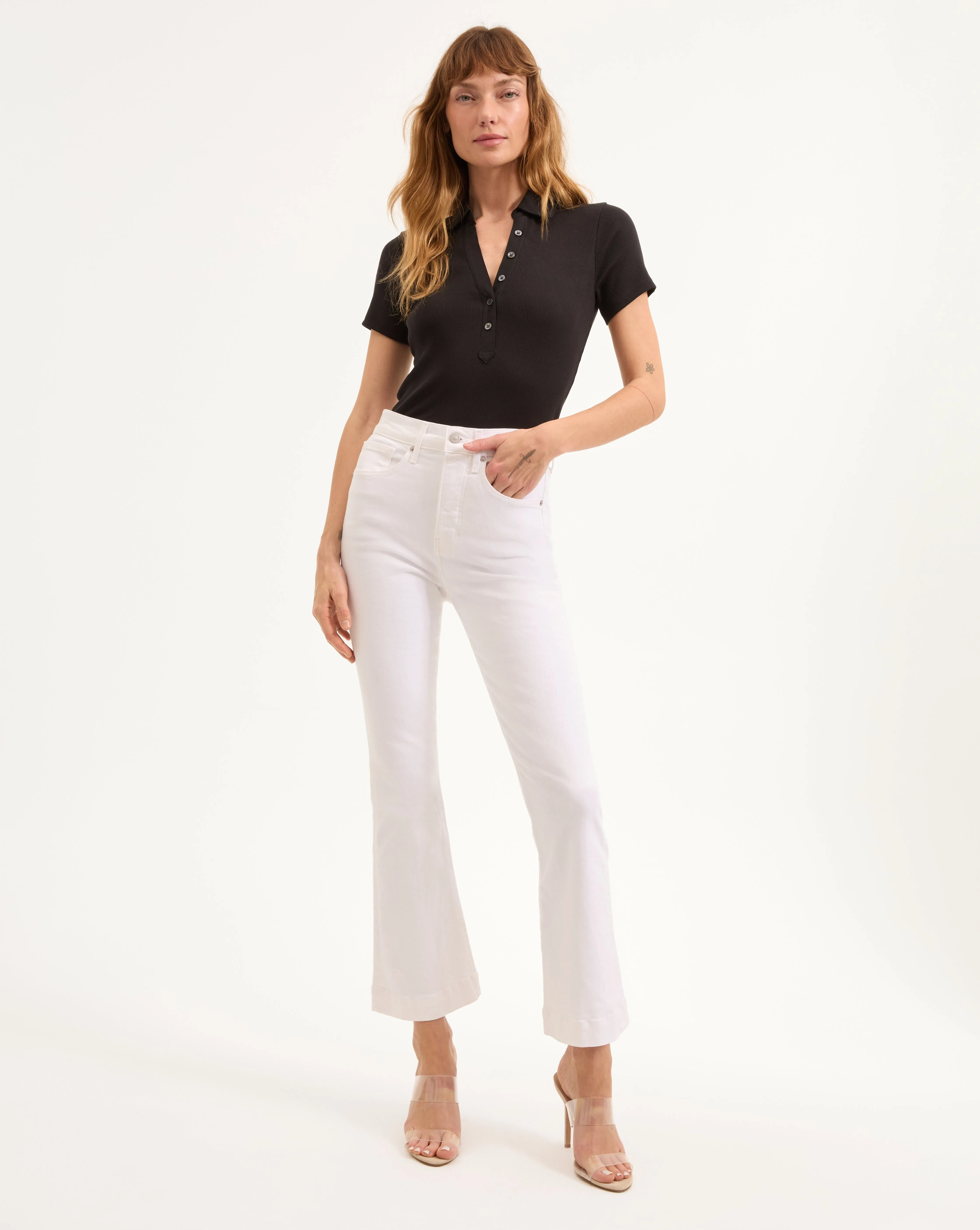 Carson Kick-Flare Jean