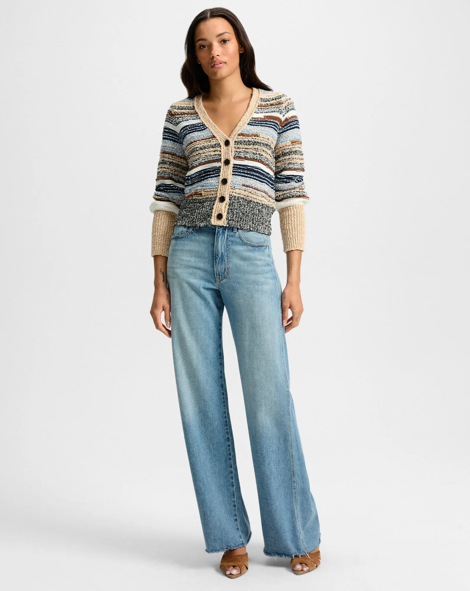 Cecily Wool-Blend Cardigan?