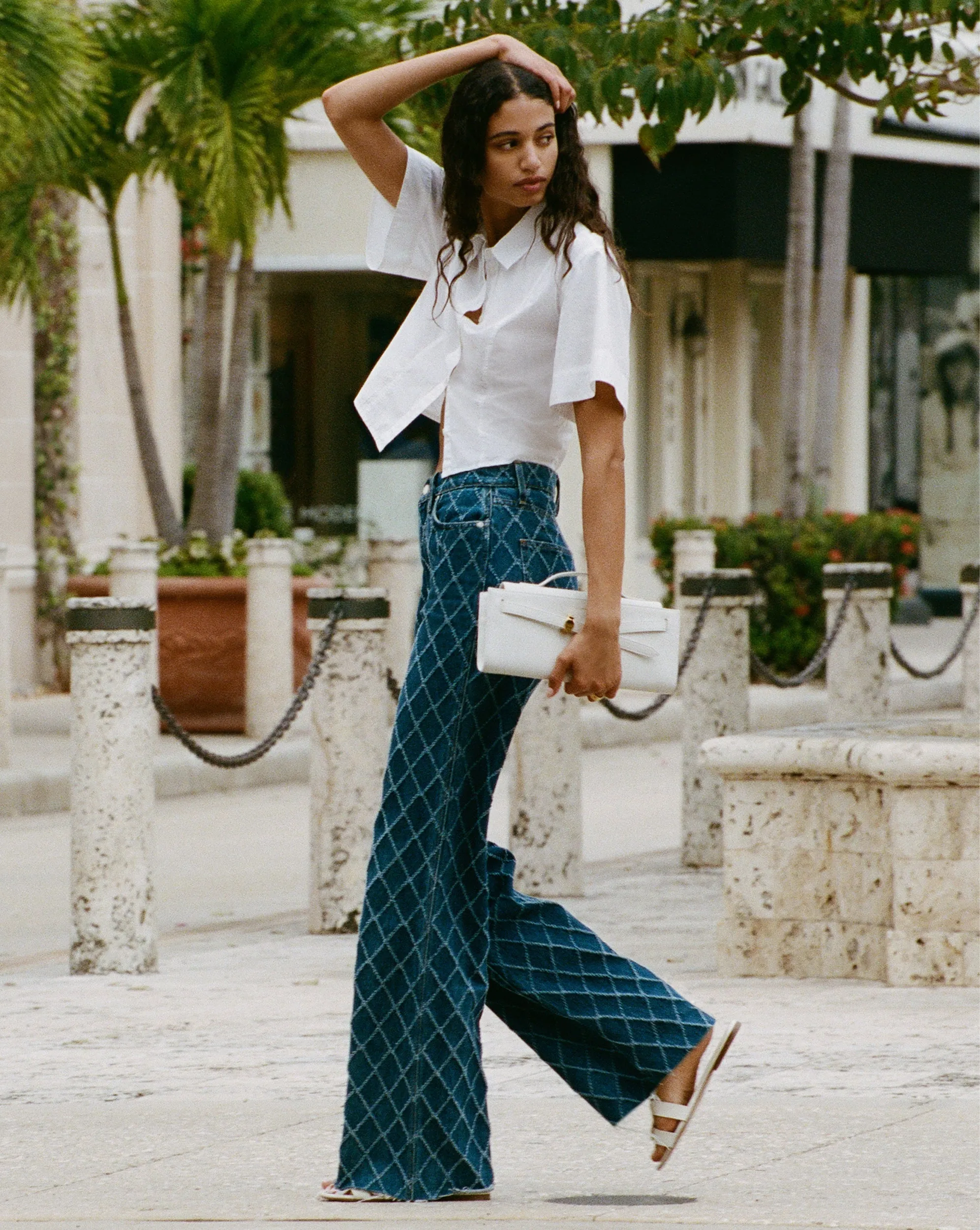 Claire Cropped Shirt