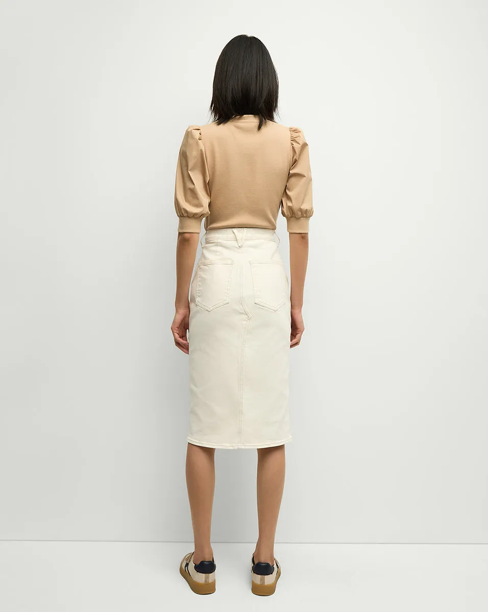 Coralee Puff-Sleeve Tee