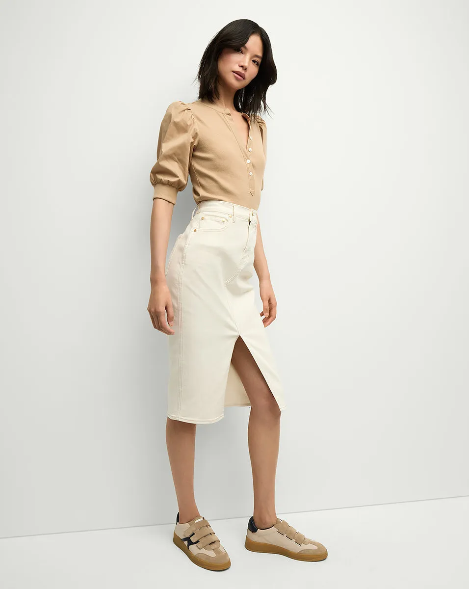 Coralee Puff-Sleeve Tee