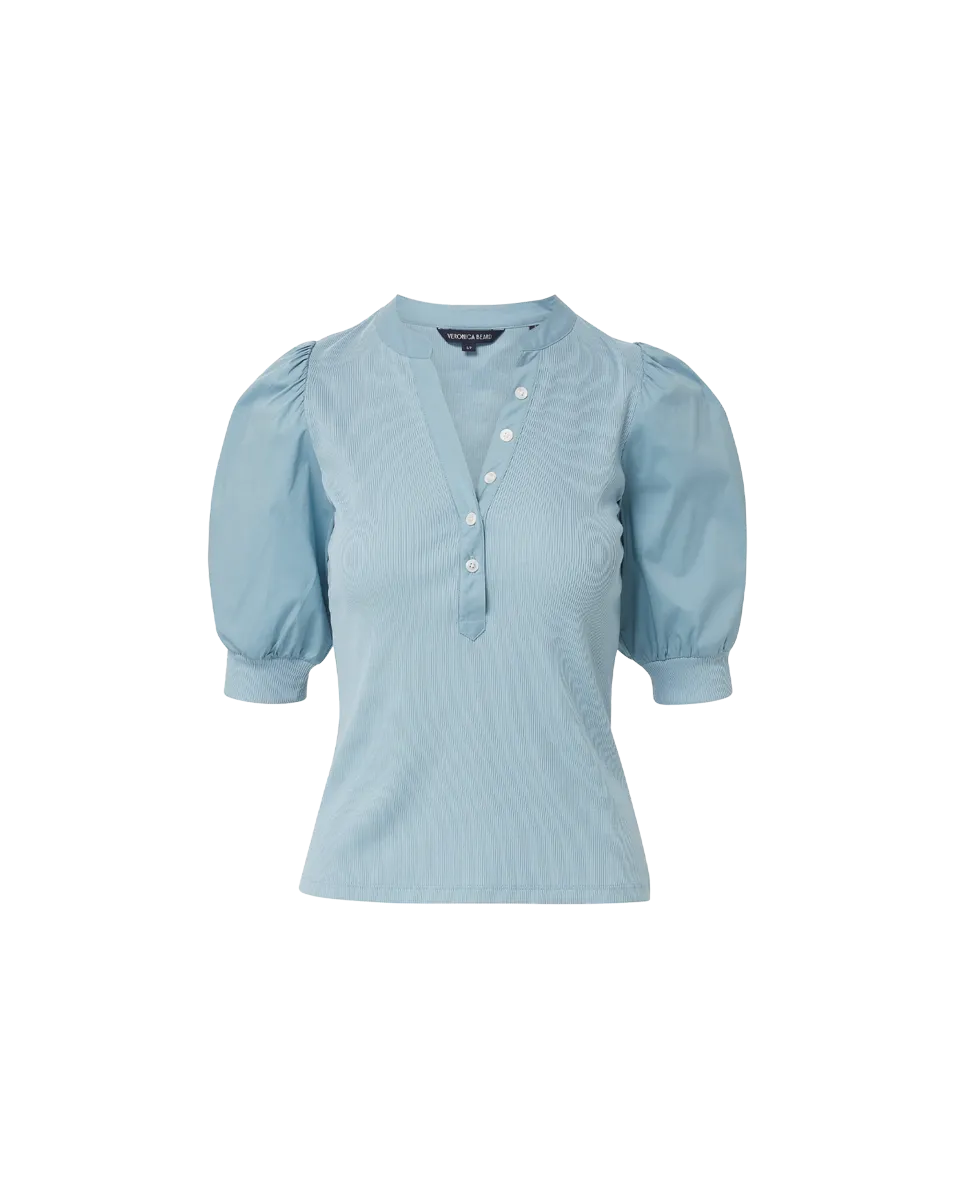 Coralee Puff-Sleeve Tee