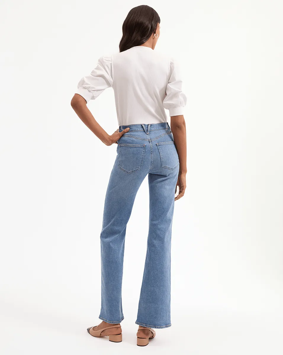 Coralee Puff-Sleeve Top