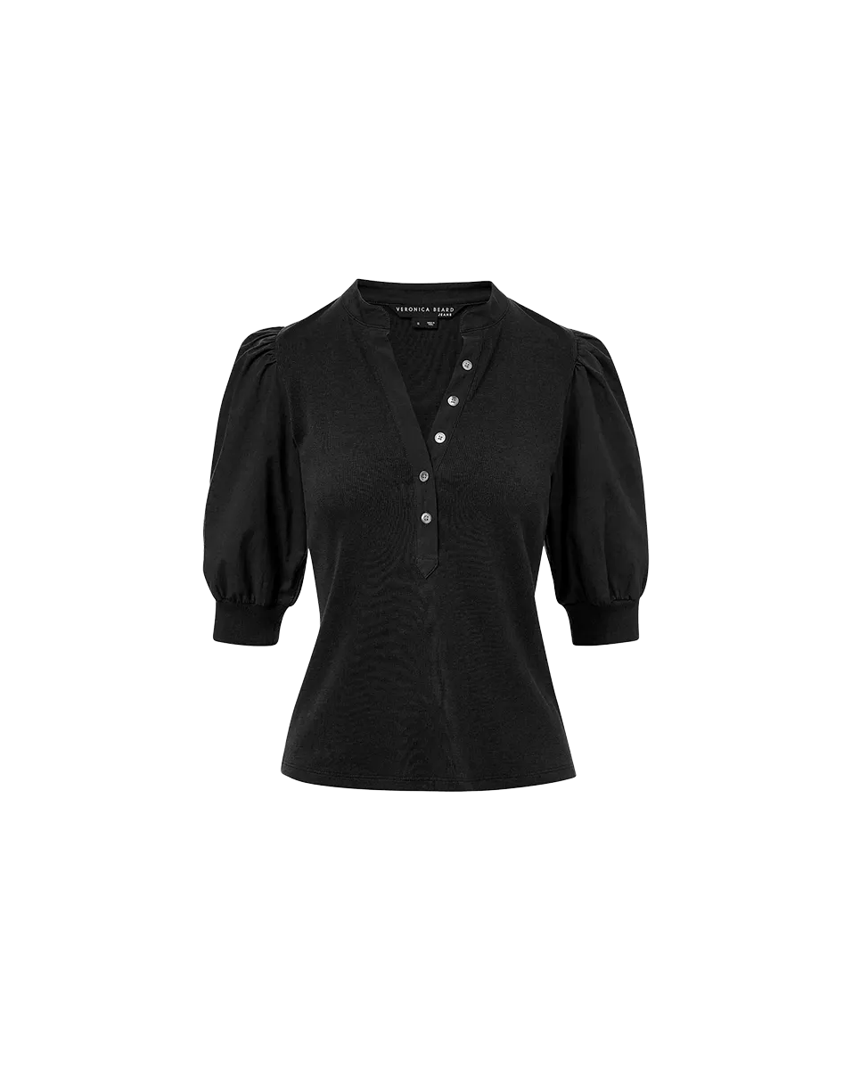 Coralee Puff-Sleeve Top