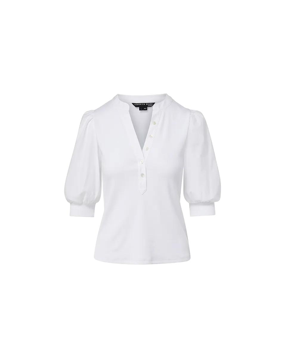 Coralee Puff-Sleeve Top