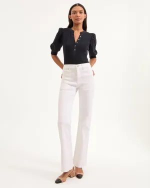 Crosbie Slim Wide-Leg Jean