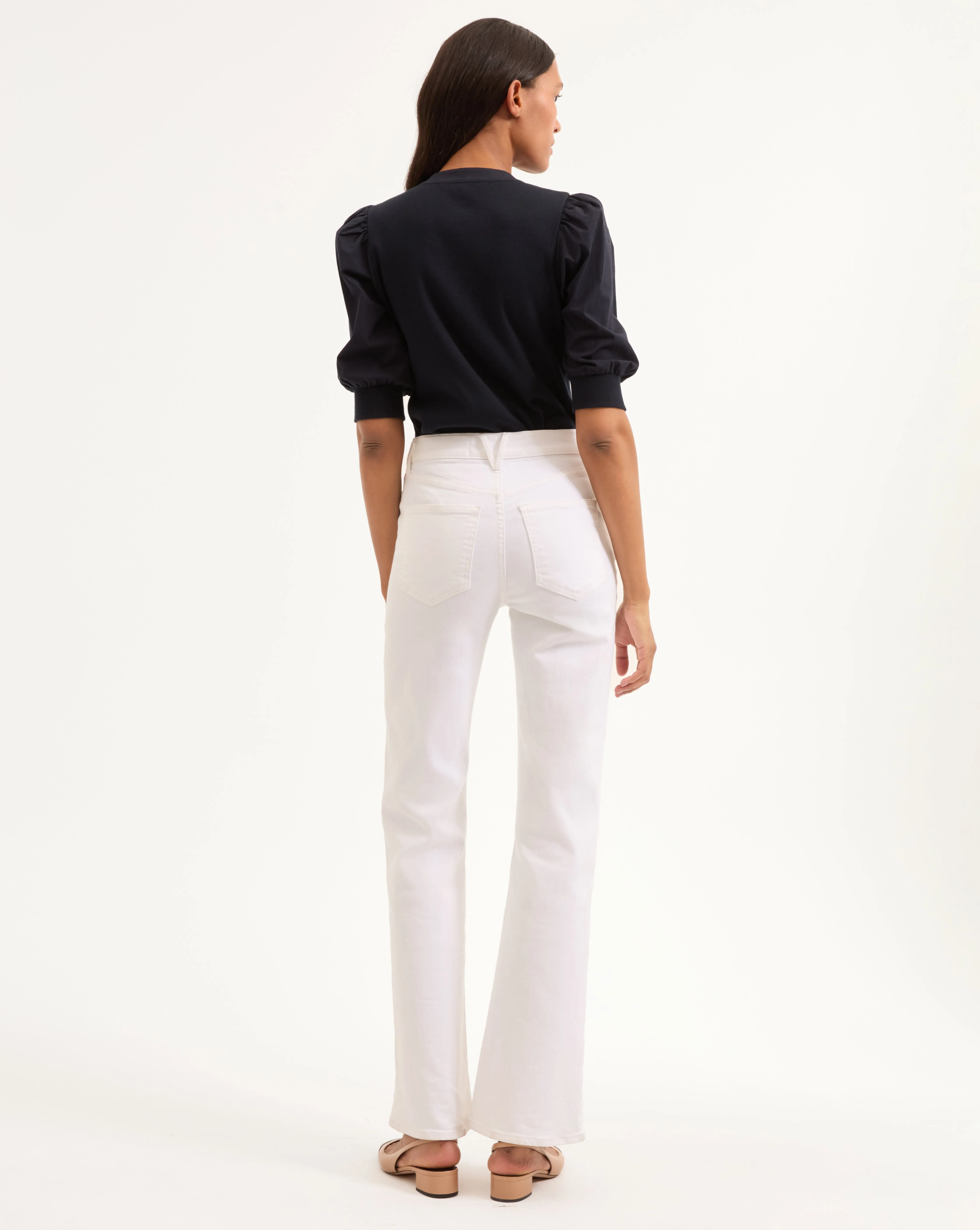 Crosbie Slim Wide-Leg Jean
