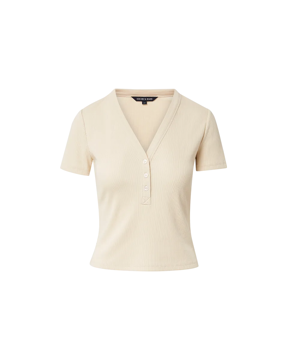 Dekalb Ribbed Henley T-Shirt