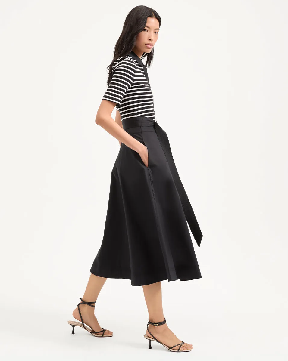 Delise Mixed Media Dress