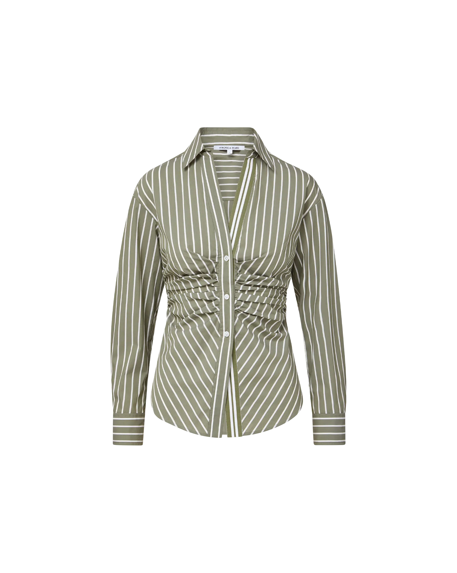 Devra Striped Button-Down Shirt