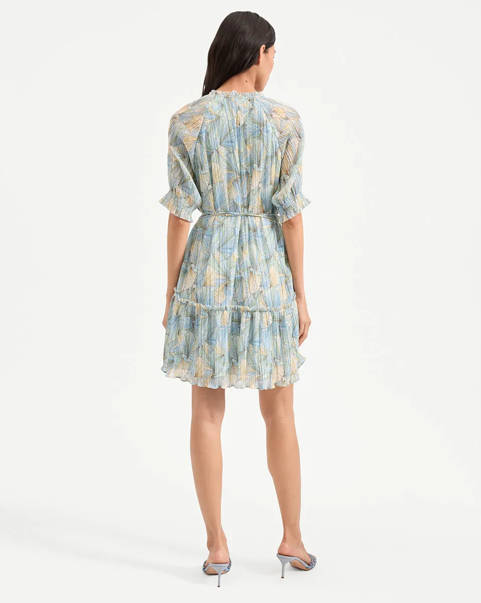 Dorrie Pleated Mini Dress