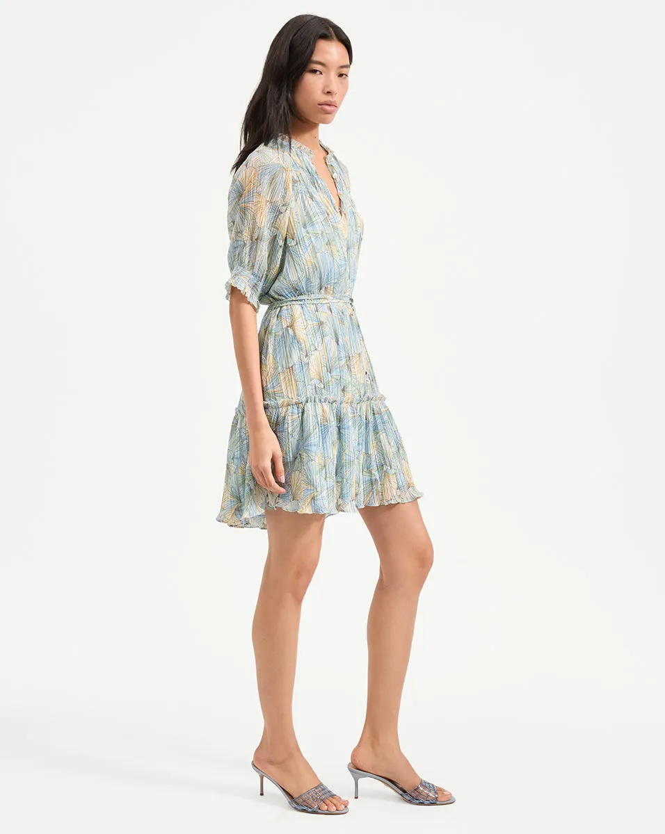Dorrie Pleated Mini Dress