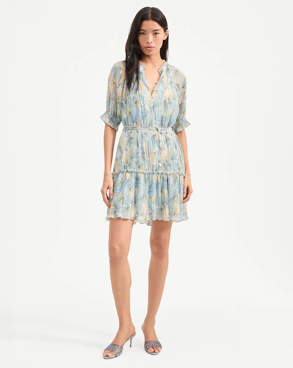 Dorrie Pleated Mini Dress