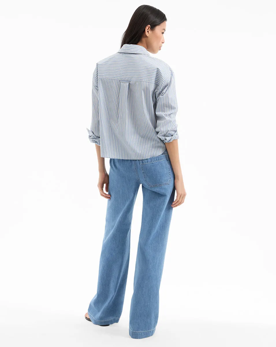 Dunford Wide-Leg Drawstring Pant