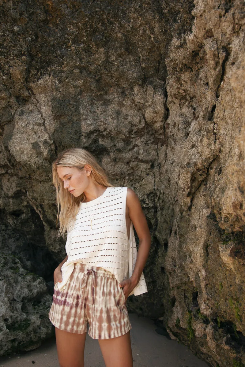 DUSK SKY HEMP SHORT - MAUVE