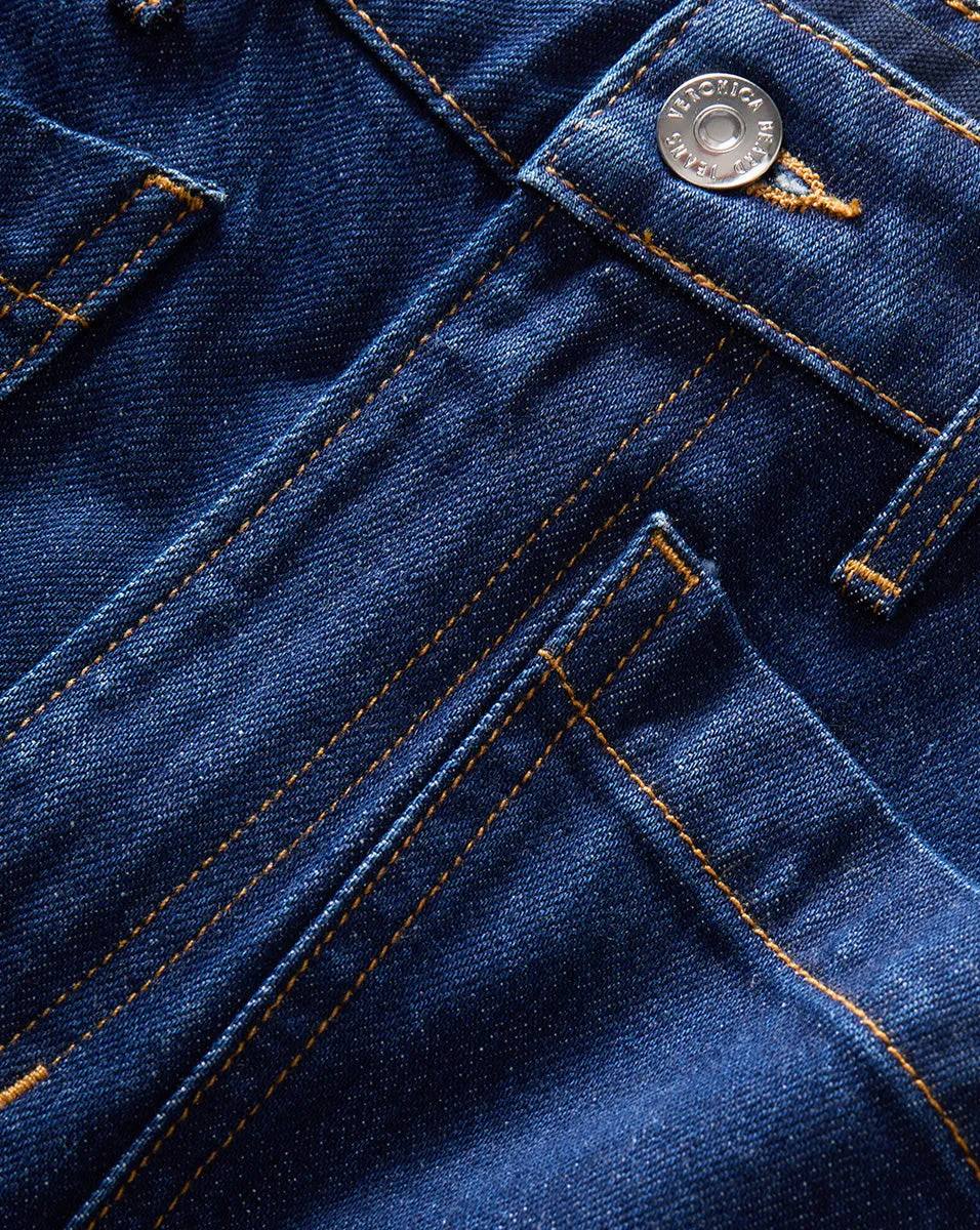 Dylan Cuffed Cargo Straight-Leg Jean