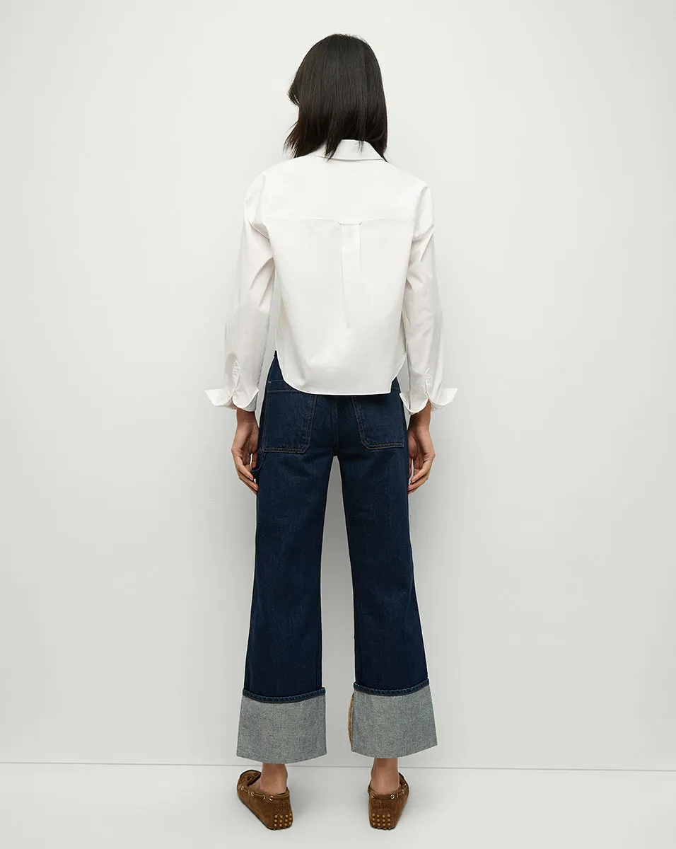 Dylan Cuffed Cargo Straight-Leg Jean
