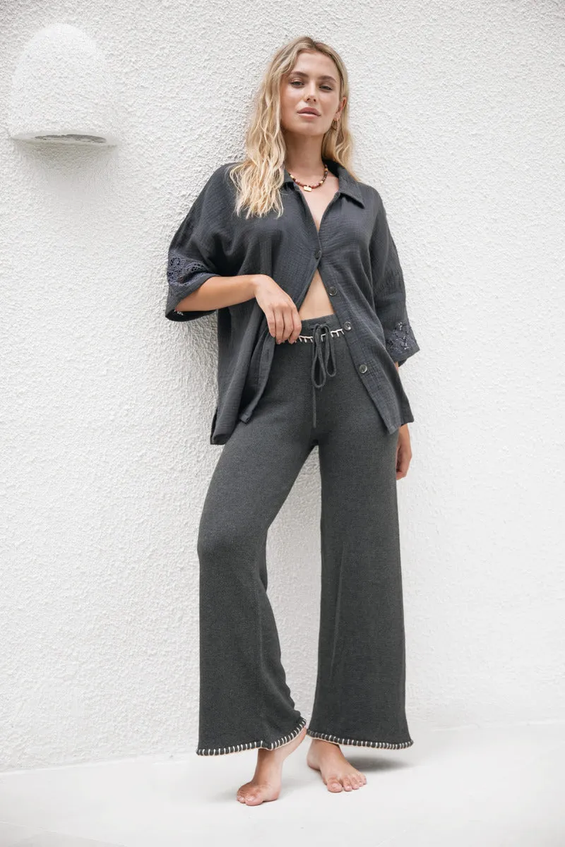 EARTH DAYS PANTS - CHARCOAL