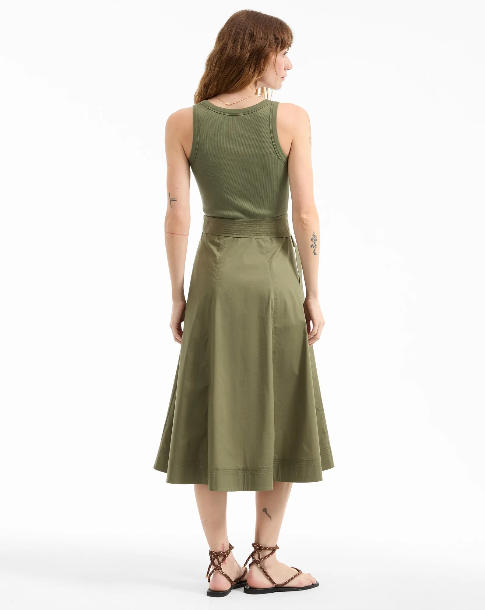 Ennis Belted Midi Dress
