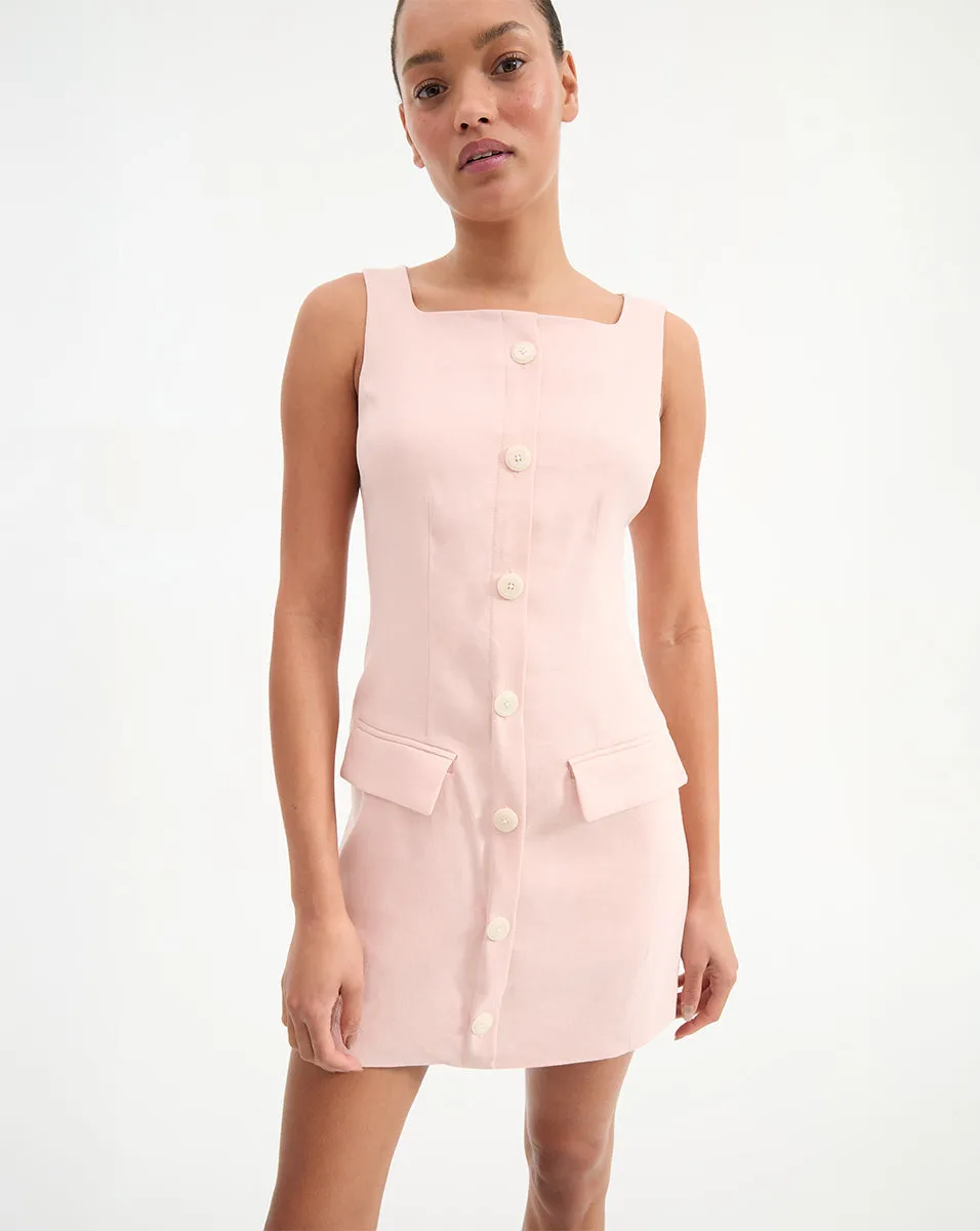 Evan Linen Mini Dress