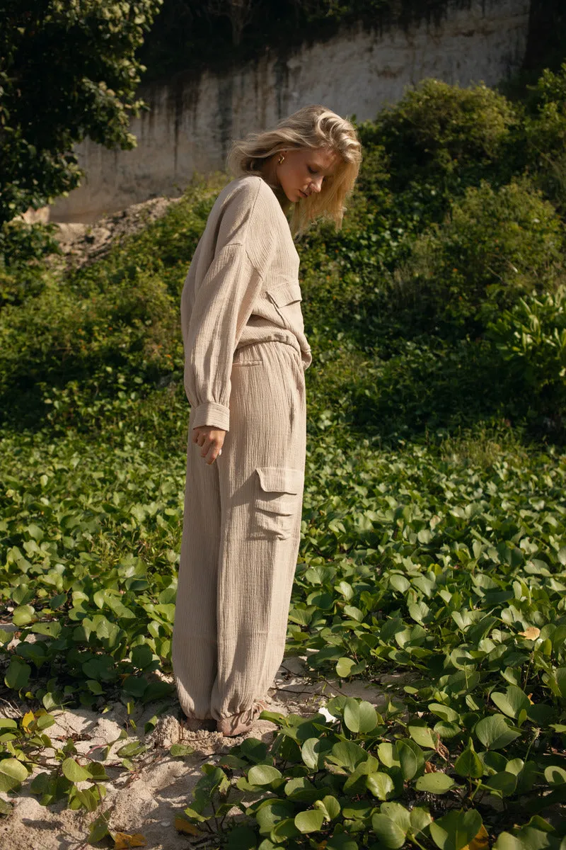 EVERYWHERE WE GO PANT - BEIGE