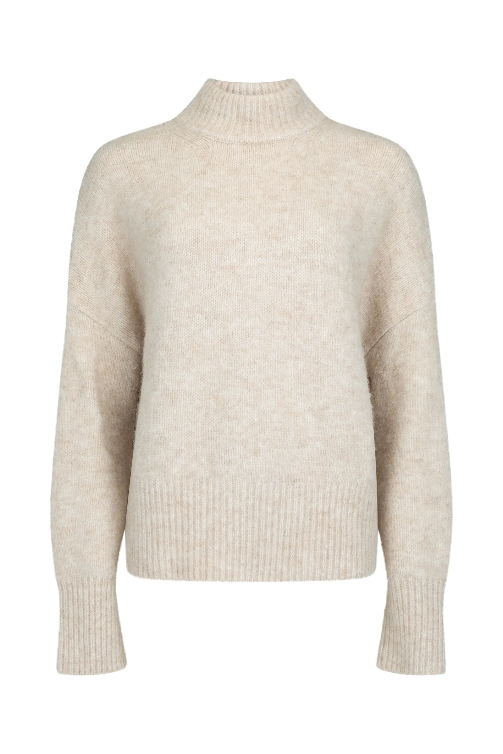 FREE TO FLOW KNIT JUMPER - BEIGE