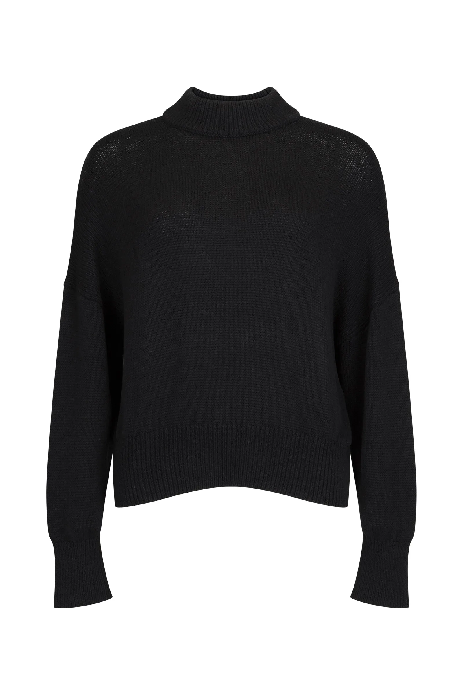 FREE TO FLOW KNIT JUMPER - BLACK